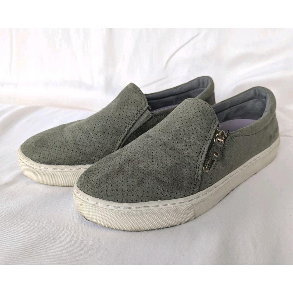 Dr. Scholl's No Chill Women's Slip-on Sneaker Green Willow Comfort Shoe Size 10